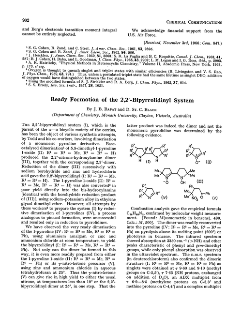 Ready formation of the 2,2′-bipyrrolidinyl system