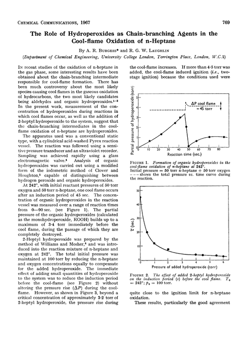 The role of hydroperoxides as chain-branching agents in the cool-flame oxidation of n-heptane