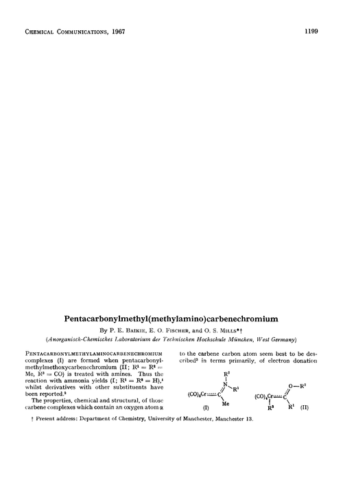 Pentacarbonylmethyl(methylamino)carbenechromium