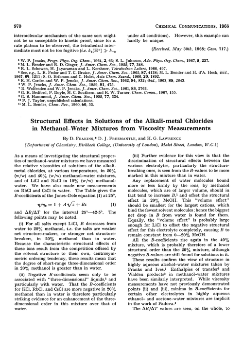 Structural effects in solutions of the alkali-metal chlorides in methanol–water mixtures from viscosity measurements