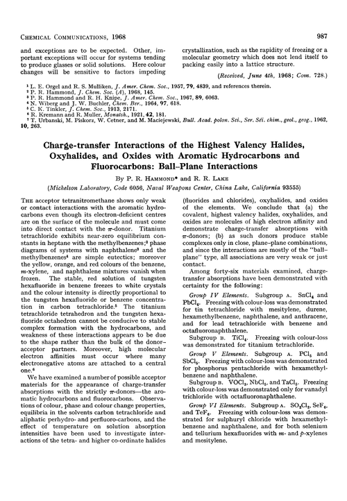 Charge-transfer interactions of the highest valency halides, oxyhalides, and oxides with aromatic hydrocarbons and fluorocarbons: ball–plane interactions
