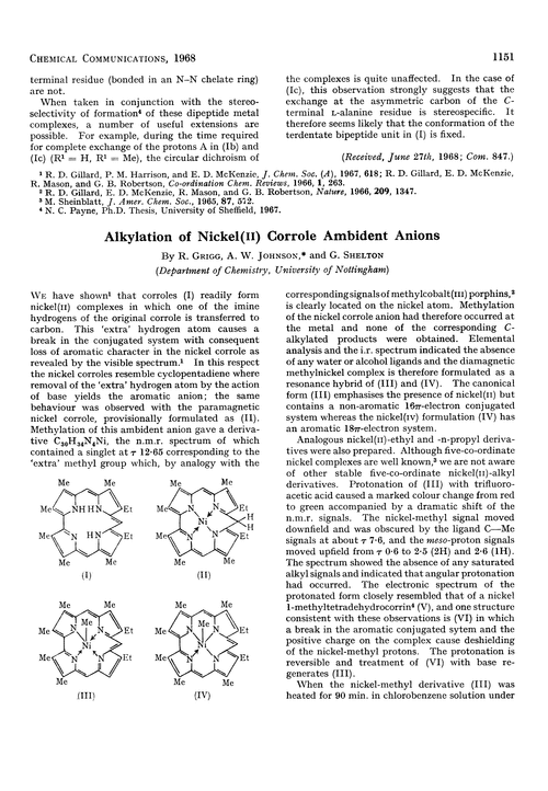 Alkylation of nickel(II) corrole ambident anions