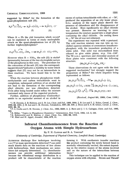 Infrared chemiluminescence from the reaction of oxygen atoms with simple hydrocarbons