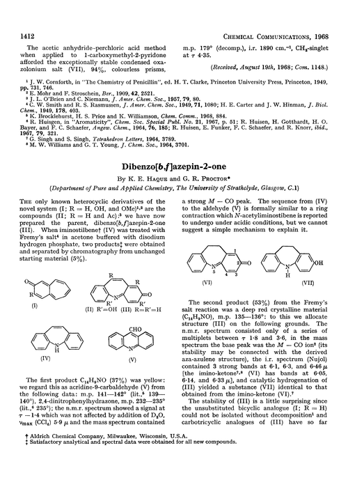 Dibenzo[b,f]azepin-2-one