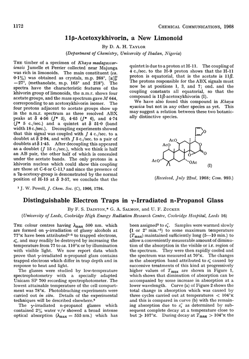 Distinguishable electron traps in γ-irradiated n-propanol glass