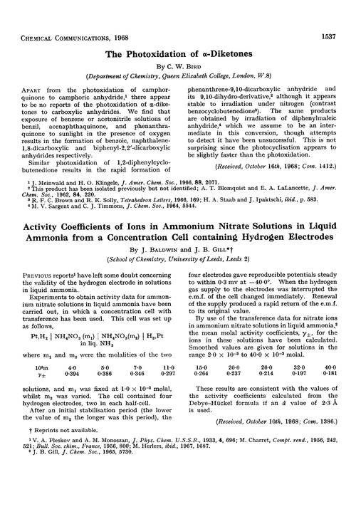 The photoxidation of α-diketones