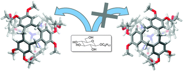 Graphical abstract: Exclusive enantioselective recognition of glucopyranosides by inherently chiral hemicryptophanes