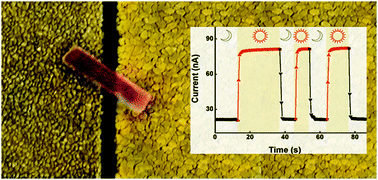 Graphical abstract: Photoconduction in [Fe(Htrz)2(trz)](BF4)·H2O nanocrystals