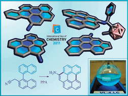 Graphical abstract: Binaphthyl platform as starting materials for the preparation of electron rich benzo[g,h,i]perylenes. Application to molecular architectures based on amino benzo[g,h,i]perylenes and carborane combinations