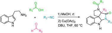 Graphical abstract: Straightforward four-component access to spiroindolines