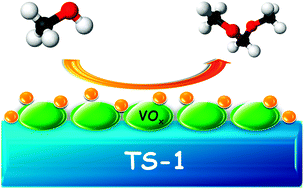 Graphical abstract: Selective oxidation of methanol to dimethoxymethane over bifunctional VOx/TS-1 catalysts