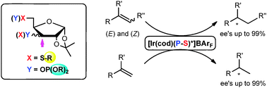 Graphical abstract: Thioether-phosphite: new ligands for the highly enantioselective Ir-catalyzed hydrogenation of minimally functionalized olefins