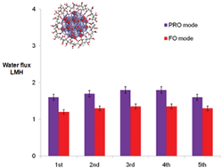 Graphical abstract: Facile synthesis of thermosensitive magnetic nanoparticles as “smart” draw solutes in forward osmosis