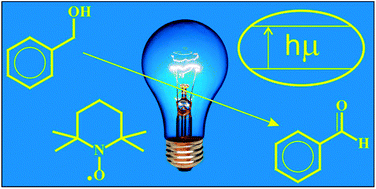 Graphical abstract: Convenient photooxidation of alcohols using dye sensitised zinc oxide in combination with silver nitrate and TEMPO