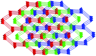 Graphical abstract: An unprecedented 3-fold interpenetrated double-edged pseudo-diamondoid network containing exceptional 5-fold interlocking tri-flexure helices and 15-fold interwoven helices