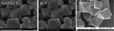 Graphical abstract: Molten salt growth and magnetic properties of octahedral CoFe2O4 crystals: effects of synthesis conditions