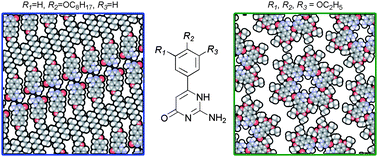 Graphical abstract: Nanopatterning the graphite surface with ordered macrocyclic or ribbon-like assemblies of isocytosine derivatives: an STM study