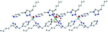 Graphical abstract: Zinc, cobalt and copper coordination polymers with different structural motifs from picolyl-triazole hybrid ligands