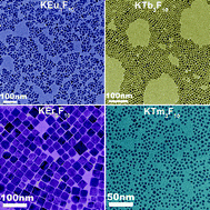 Graphical abstract: Well-dispersed KRE3F10 (RE = Sm–Lu, Y) nanocrystals: solvothermal synthesis and luminescence properties