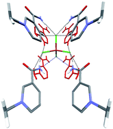 Graphical abstract: Ionic liquid crystal engineering of 3-carbamoyl-1-alkylpyridin-1-ium tetrachlorocuprate(II) and tetrachlorozincate(II) salts