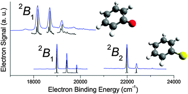 Graphical abstract: Slow photoelectron velocity-map imaging spectroscopy of the phenoxide and thiophenoxide anions