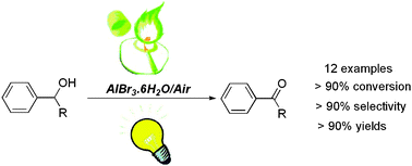 Graphical abstract: AlBr3·6H2O catalyzed oxidation of benzylic alcohols
