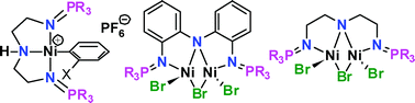 Graphical abstract: Oxidative addition of aryl halides: routes to mono- and dimetallic nickel amino-bis-phosphinimine complexes