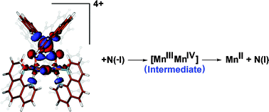 Graphical abstract: Kinetics and mechanism of the oxidation of hydroxylamine by a {Mn3O4}4+ core in aqueous acidic media