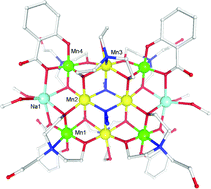 Graphical abstract: Self-assembled decanuclear NaI2MnII4MnIII4 complexes: from discrete clusters to 1-D and 2-D structures, with the MnII4MnIII4 unit displaying a large spin ground state and probable SMM behaviour