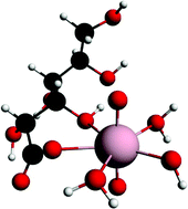 Graphical abstract: Computational investigation of the speciation of uranyl gluconate complexes in aqueous solution