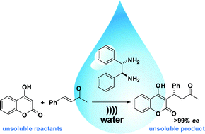 Graphical abstract: Efficient “on water” organocatalytic protocol for the synthesis of optically pure warfarin anticoagulant