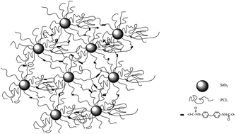 Graphical abstract: High-strain shape memory polymer networks crosslinked by SiO2