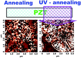 Graphical abstract: Photochemical-induced self-seeding effect on lead zirconate titanate thin film