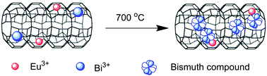 Graphical abstract: Efficient visible and near-infrared photoluminescence from lanthanide and bismuth functionalized zeolite L