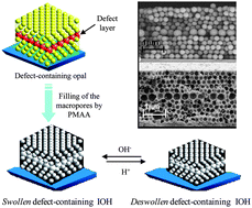 Graphical abstract: Photonic crystal pH sensor containing a planar defect for fast and enhanced response