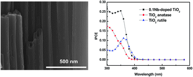 Graphical abstract: Increased photocurrent response in Nb-doped TiO2 nanotubes