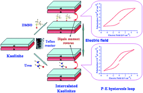 Graphical abstract: A facile and efficient strategy for the design of ferroelectric and giant dielectric hybrids via intercalating polar molecules into noncentrosymmetric layered inorganic compounds