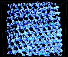 Graphical abstract: Networked and chiral nanocomposites from ABC triblock terpolymer coassembly with transition metal oxide nanoparticles