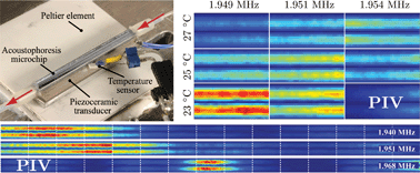 Graphical abstract: Automated and temperature-controlled micro-PIV measurements enabling long-term-stable microchannel acoustophoresis characterization