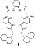 Graphical abstract: A new ortho-phenylenediamine-based cleft for selective sensing of H2PO4− and ATP