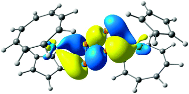 Graphical abstract: Activation of P4 by U(η5-C5Me5)(η8-C8H6(SiiPr3)2-1,4)(THF); the X-ray structure of [U(η5-C5Me5)(η8-C8H6(SiiPr3)2-1,4)]2(μ-η2:η2-P4)