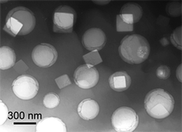 Graphical abstract: Controlling shape and dimensions of pores in organic–inorganic films: nanocubes and nanospheres