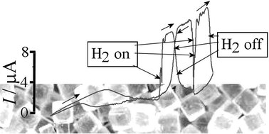 Graphical abstract: Electrode processes at gas|salt|Pd nanoparticle|glassy carbon electrode contacts: salt effects on the oxidation of formic acid vapor and the oxidation of hydrogen