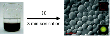 Graphical abstract: Graphene oxide microspheres prepared by a simple, one-step ultrasonication method