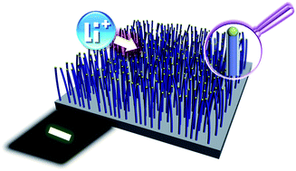 Graphical abstract: Sn-induced low-temperature growth of Ge nanowire electrodes with a large lithium storage capacity