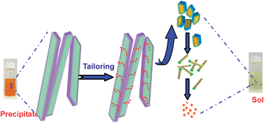 Graphical abstract: Tailoring insoluble nanobelts into soluble anti-UV nanopotpourris