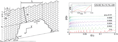 Graphical abstract: Magnetic response of conductance peak structure in junction-confined graphene nanoribbons