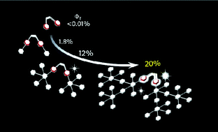 Graphical abstract: Extremely efficient and long lifetime fluorescence of cis-stilbene contained in a rigid dendrimer