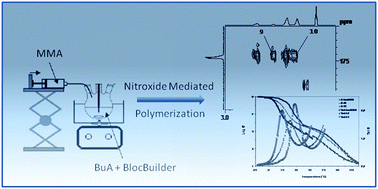 Graphical abstract: Synthetic methodology effect on the microstructure and thermal properties of poly(n-butyl acrylate-co-methyl methacrylate) synthesized by nitroxide mediated polymerization
