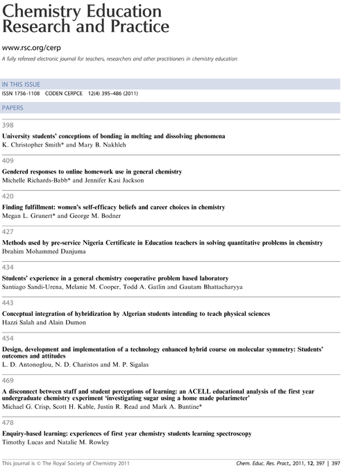 Contents list